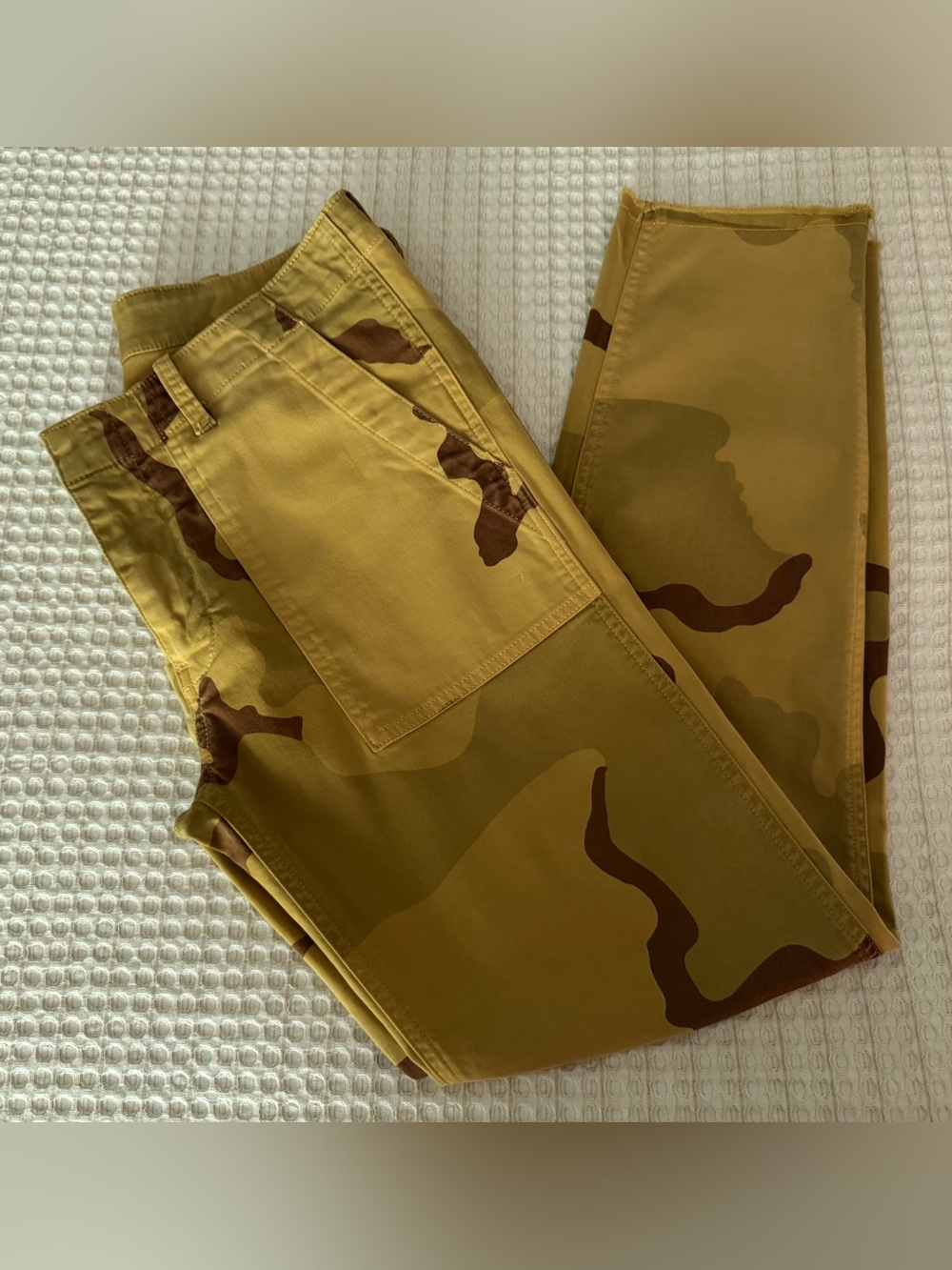 NILI LOTAN Jenna Pants / Golden Camouflage / Size 2